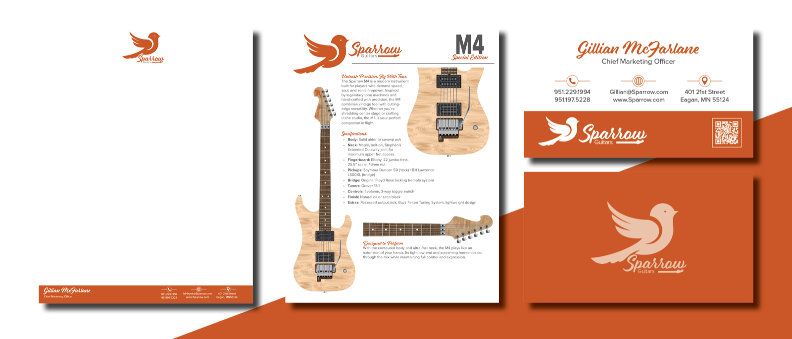 Sparrow Guitars Logo